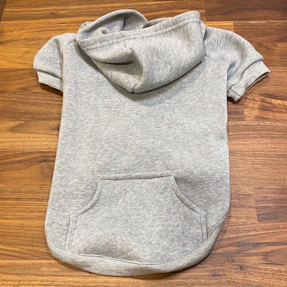 Baxterboo Pet Dog Hoodie Sweater | Athletic Gray - Picture 3 of 10